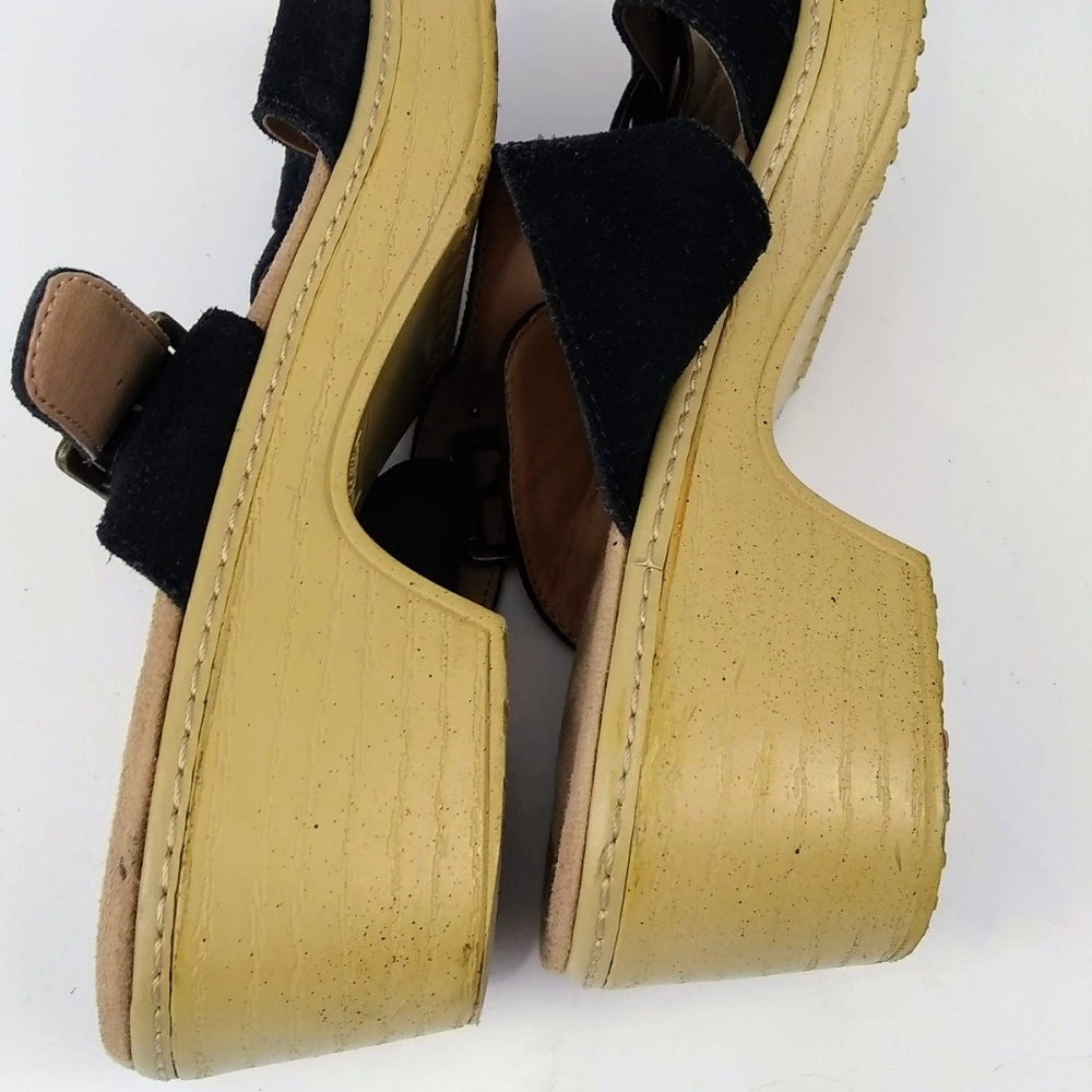 Lands End Women's Black and Tan Clog Sandals Size 9B - Picture 8 of 8